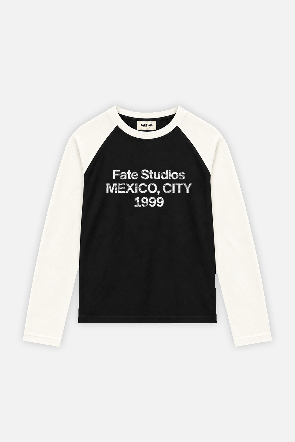 Fate Studios Raglan Longsleeve Black w/ Ivory — foto 1