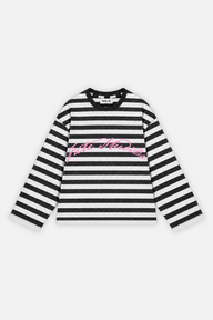 Fate Signature Striped Longsleeve Ivory w/ Black