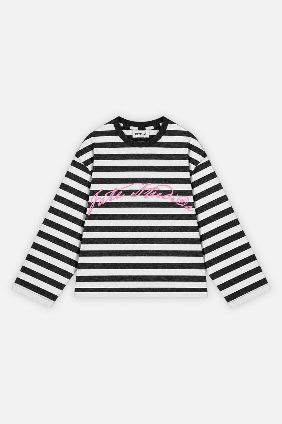 Fate Signature Striped Longsleeve Ivory w/ Black — foto 1