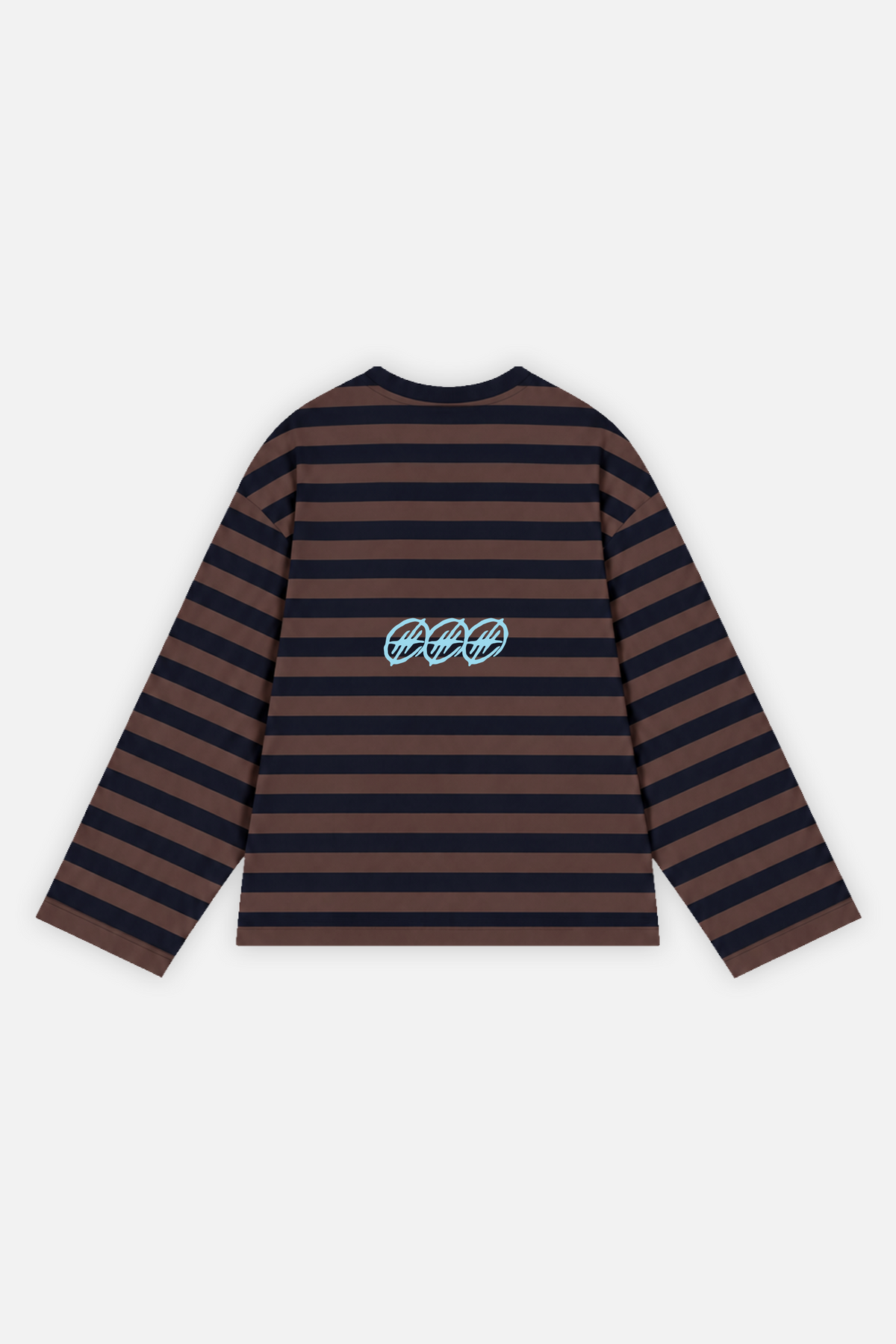 Fate Signature Striped Longsleeve Navy w/ Brown — foto 2