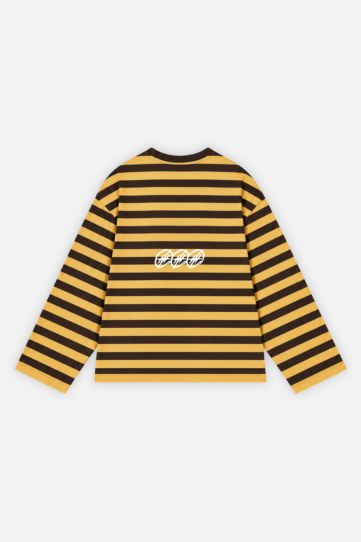 Fate Signature Striped Longsleeve Mustard w/ Brown — foto 2