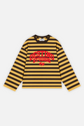 Destino Studios Striped Longsleeve Mustard w/ Brown — foto 1