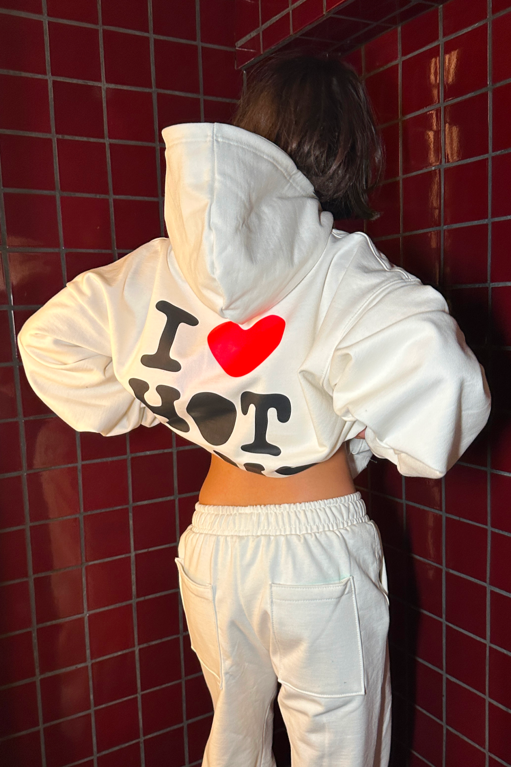 Hot Moms Hoodie Ivory