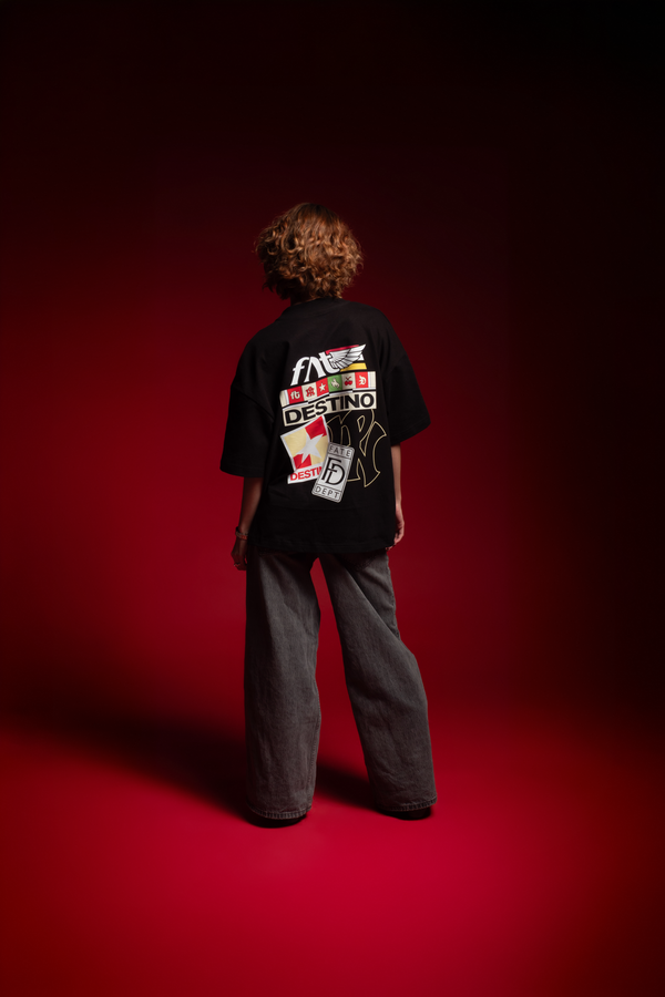 Racing Patches Tee Black