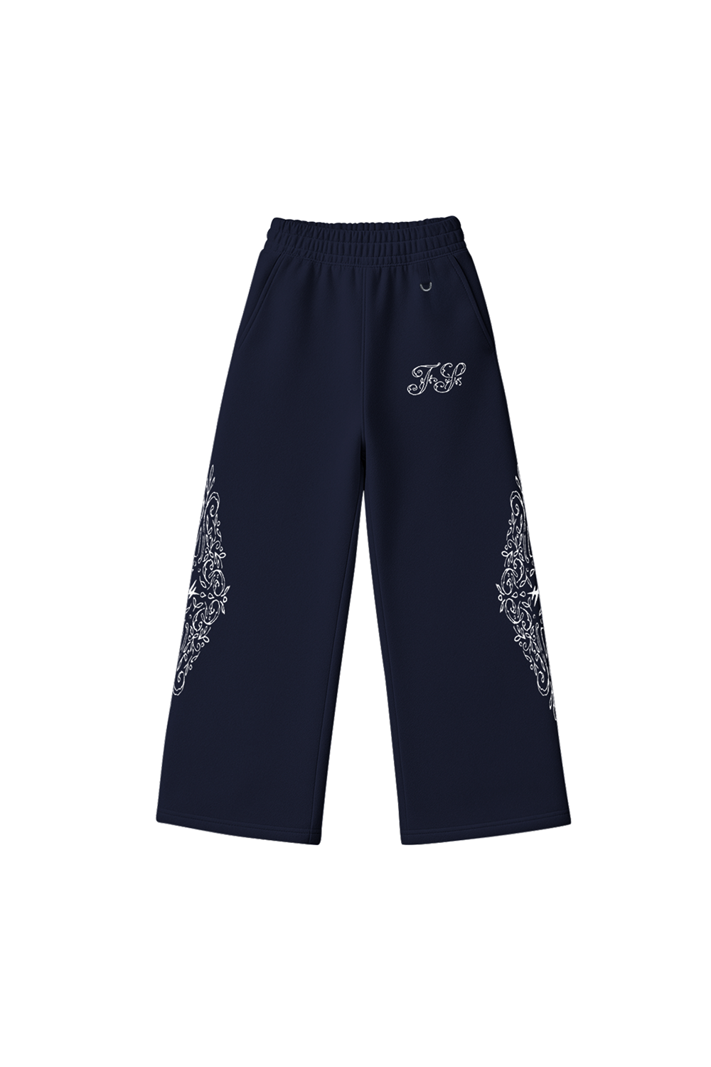 Ornate Wide Pants Midnight Blue