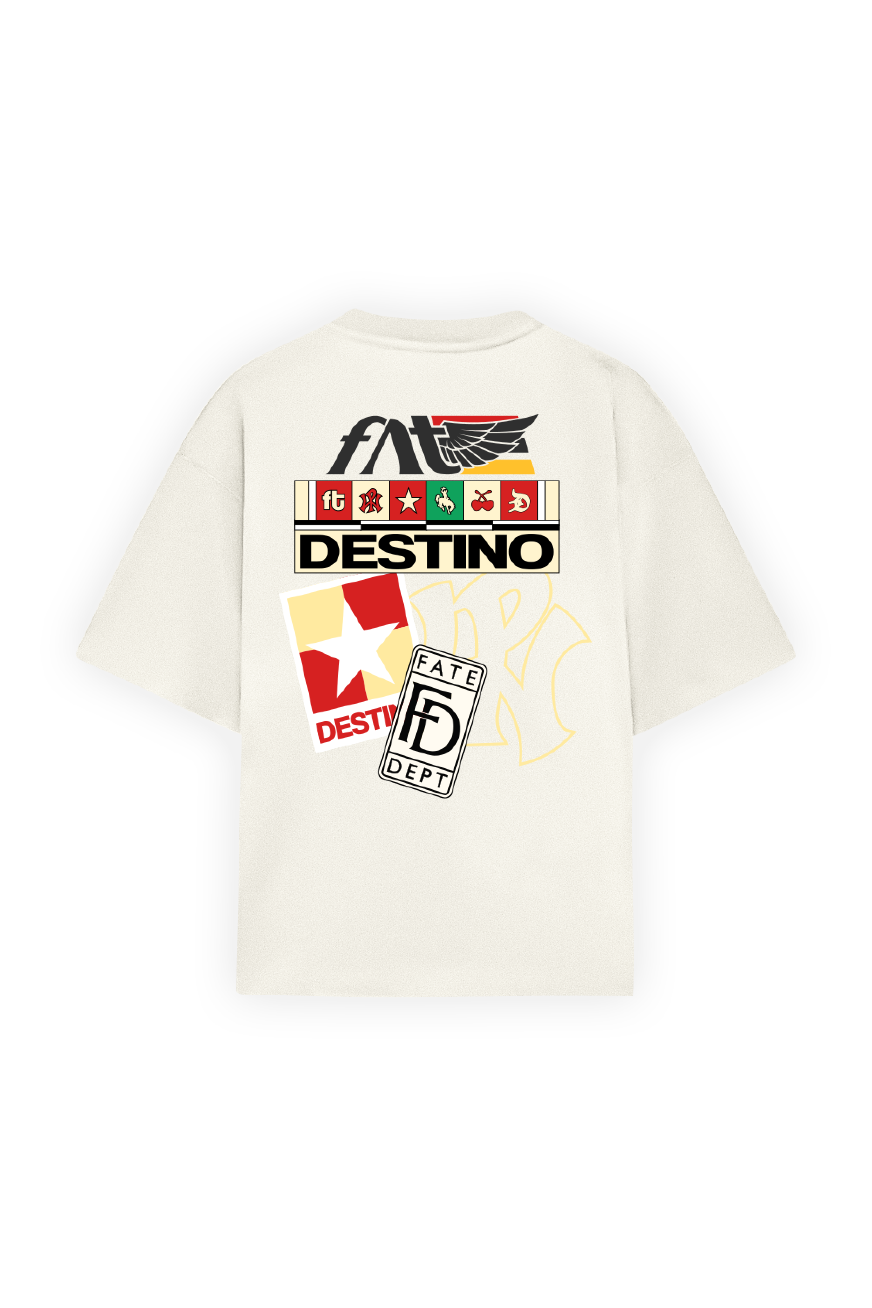 Racing Patches Tee Ivory