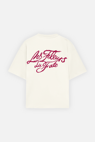 Les Fleurs Tee Ivory