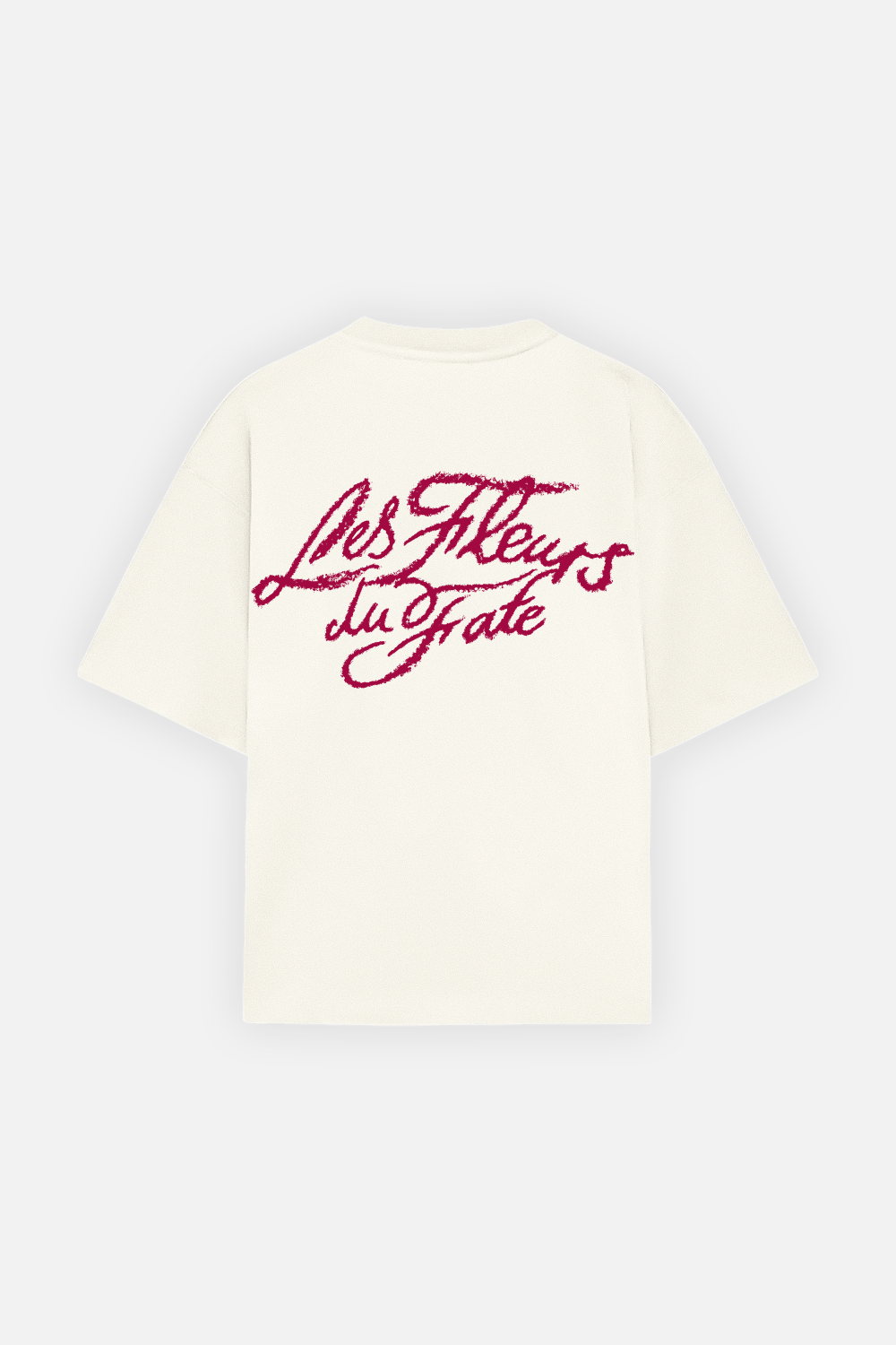 Les Fleurs Tee Ivory — Back