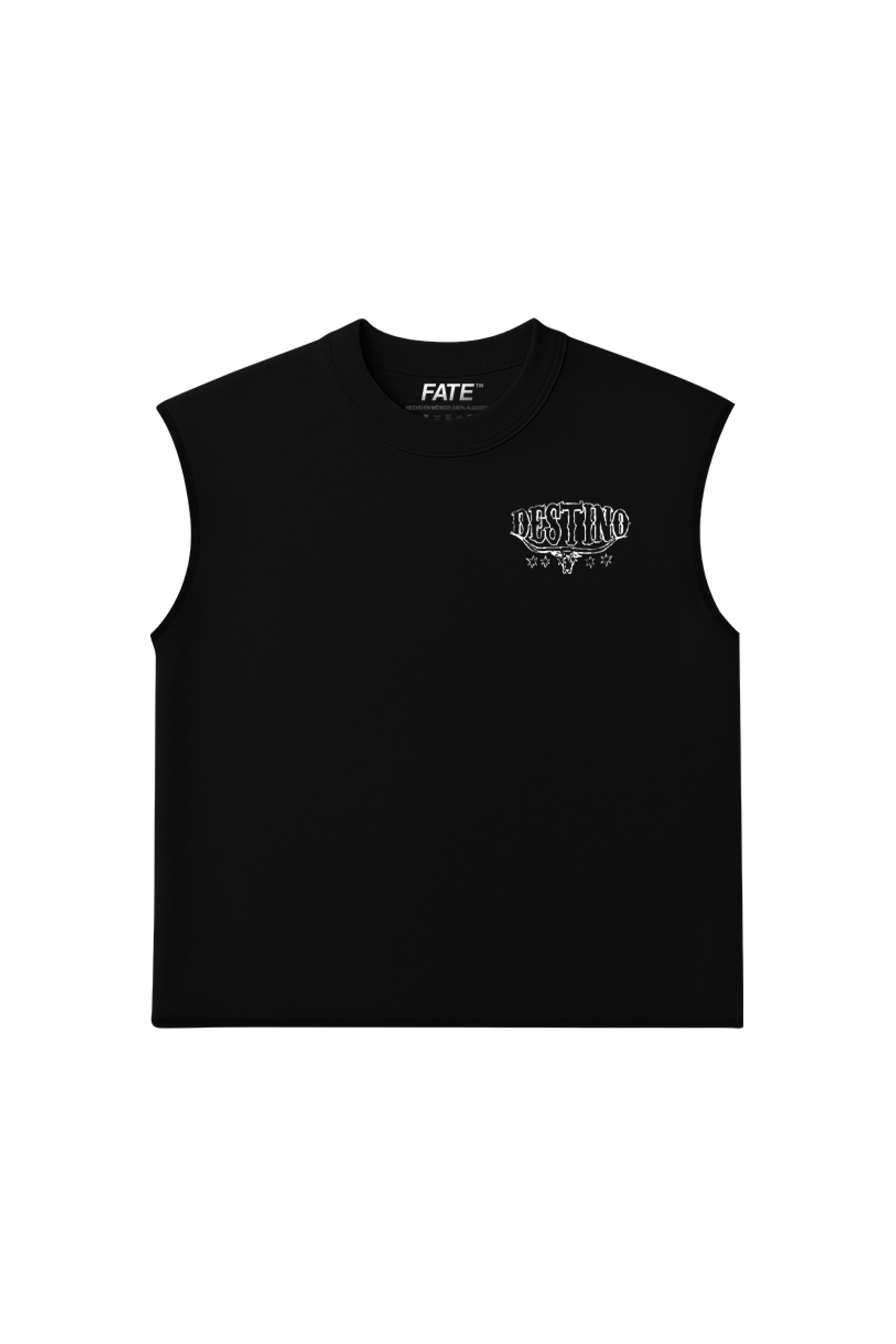 Long Horns Tank Top Black