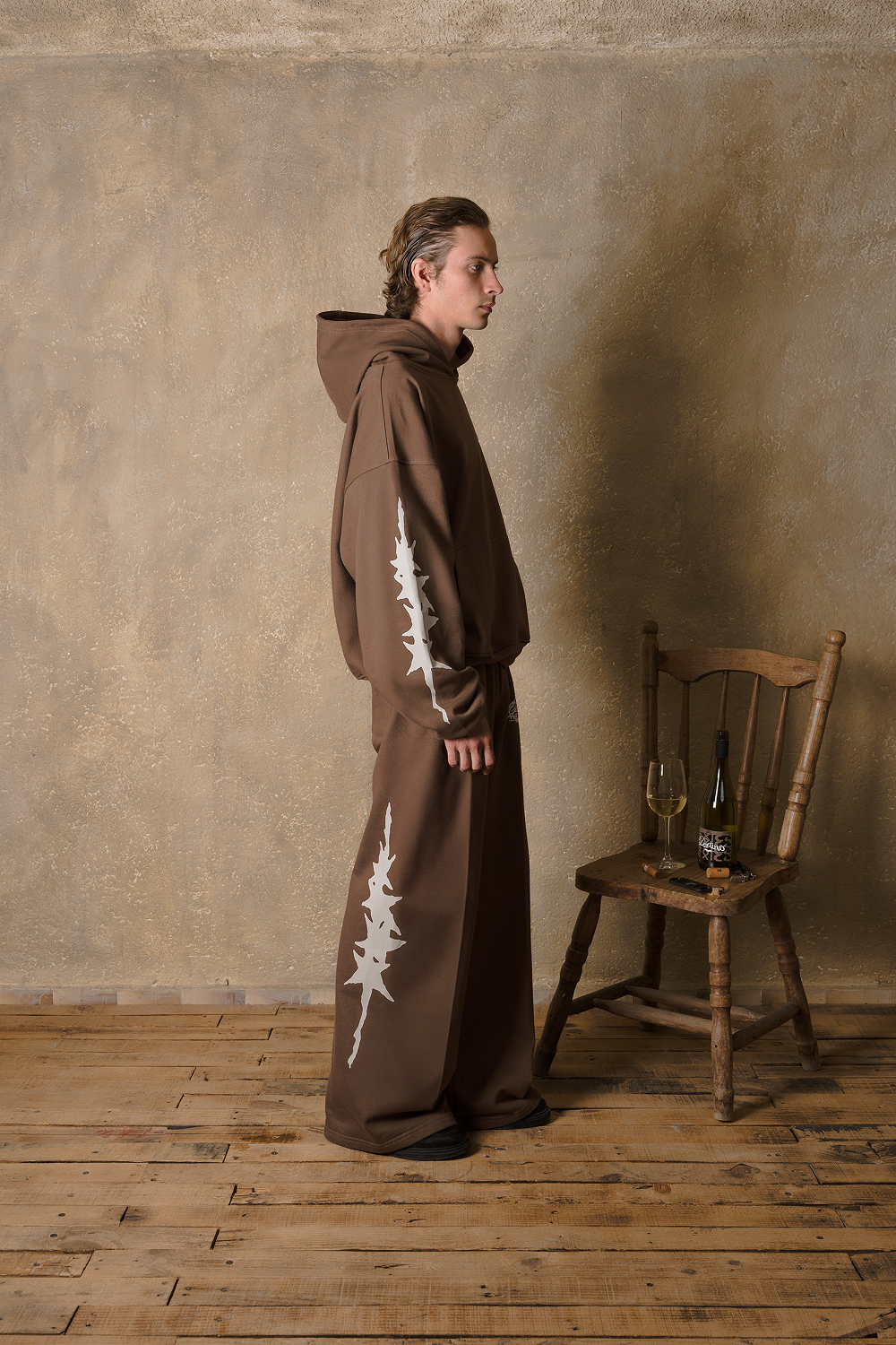 Four Sparks Wide Pants Mocha Brown