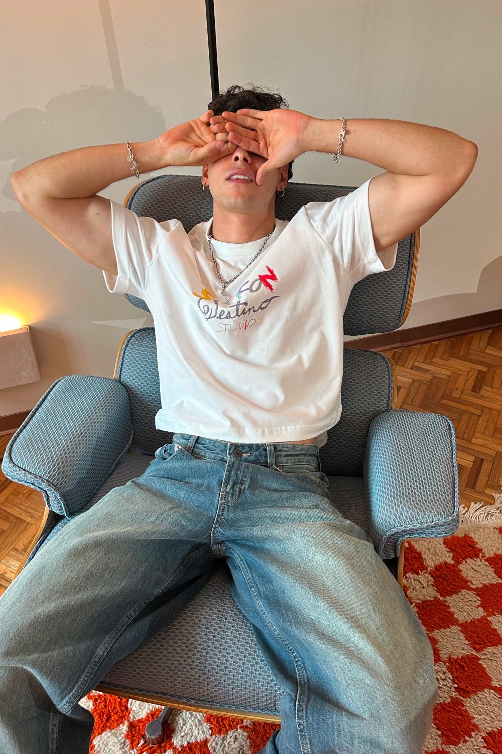 Sex Icon Crayons Crop Tee Ivory