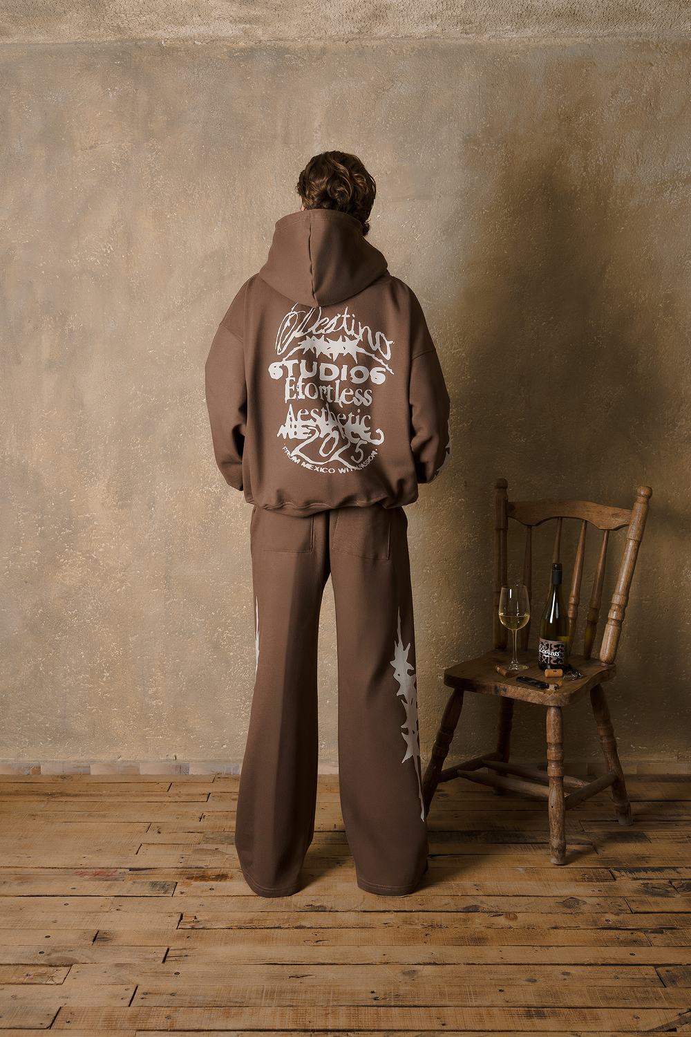 Four Sparks Wide Pants Mocha Brown
