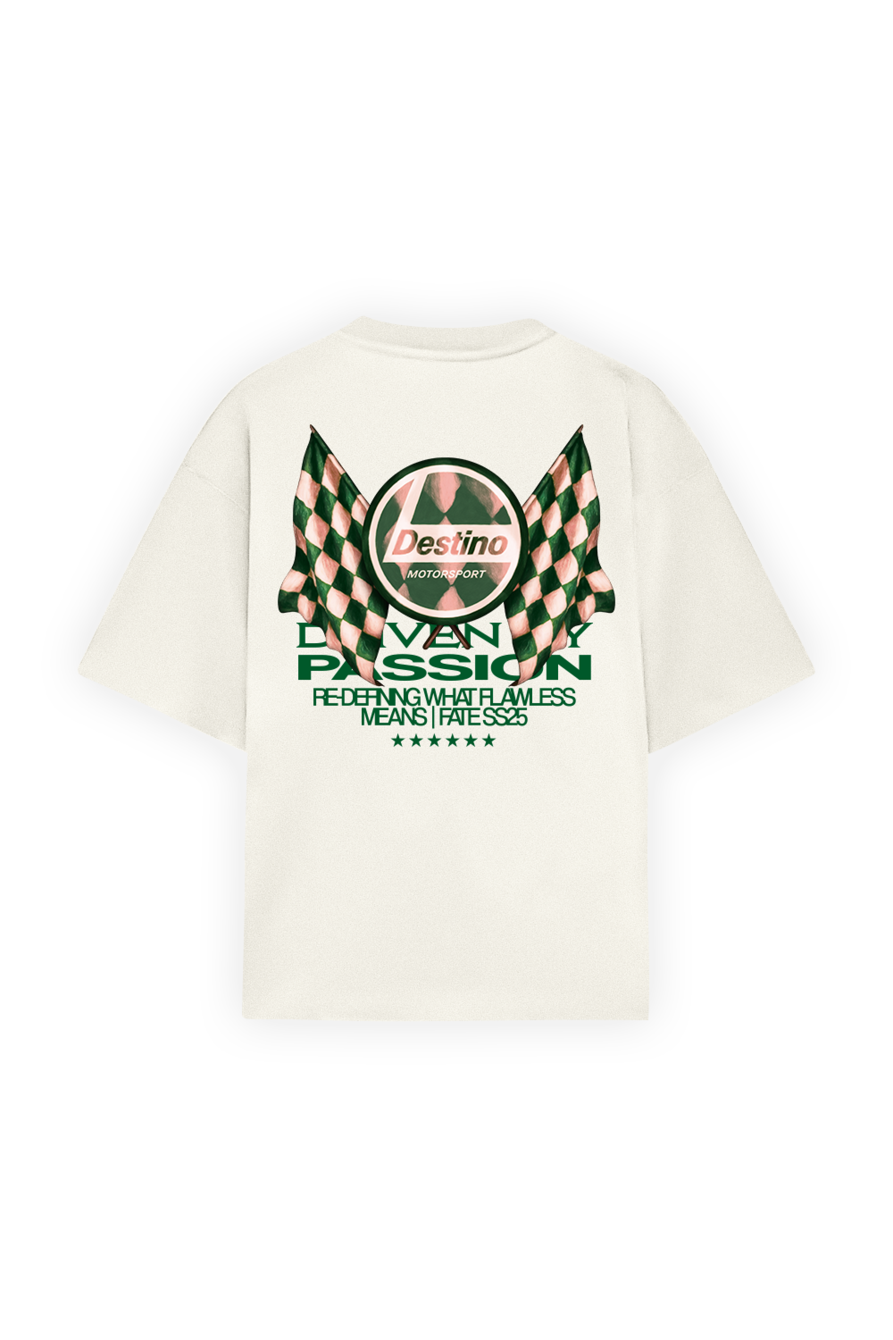 Winner Flag Tee Ivory