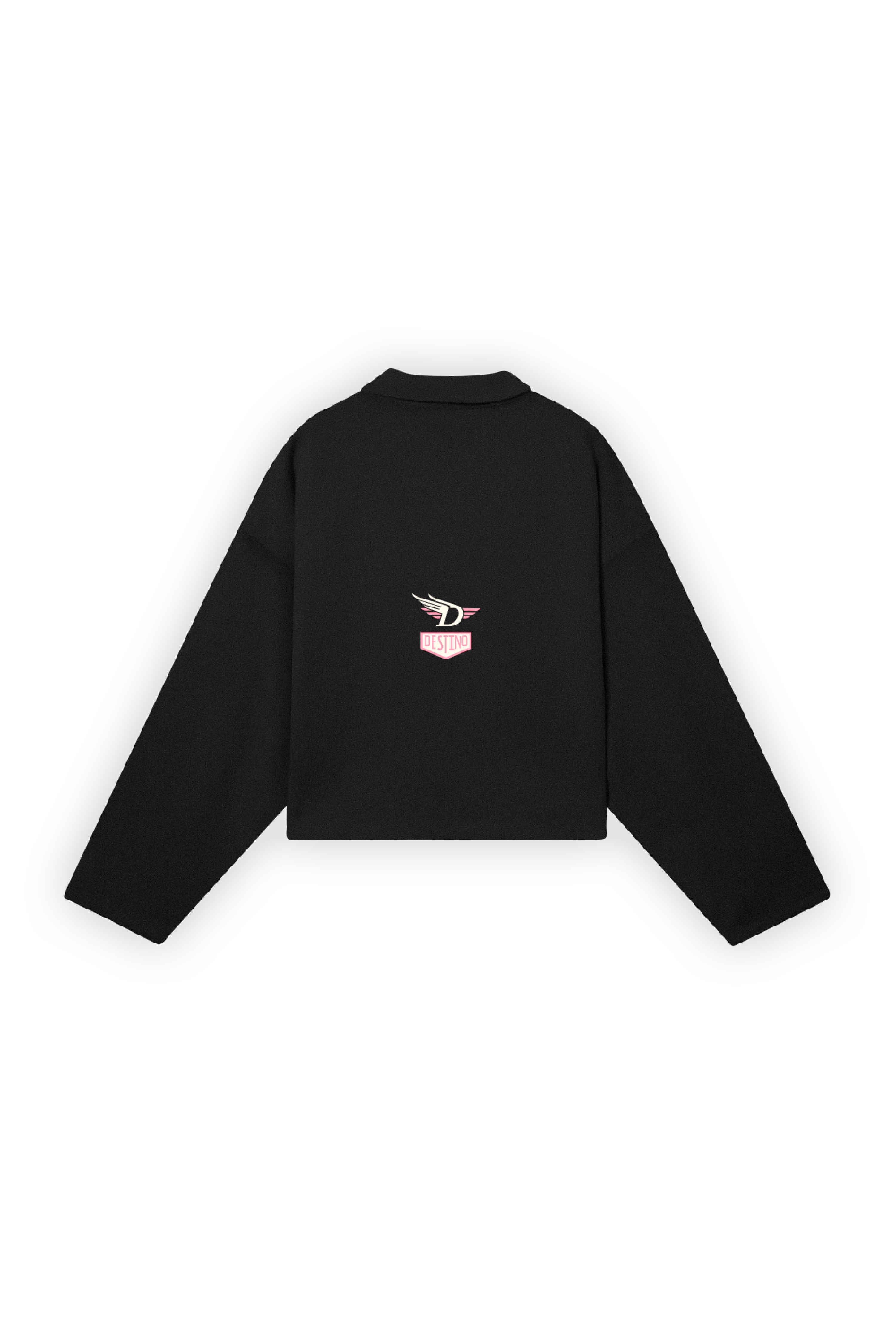 Wings of Destiny Longsleeve Polo Black