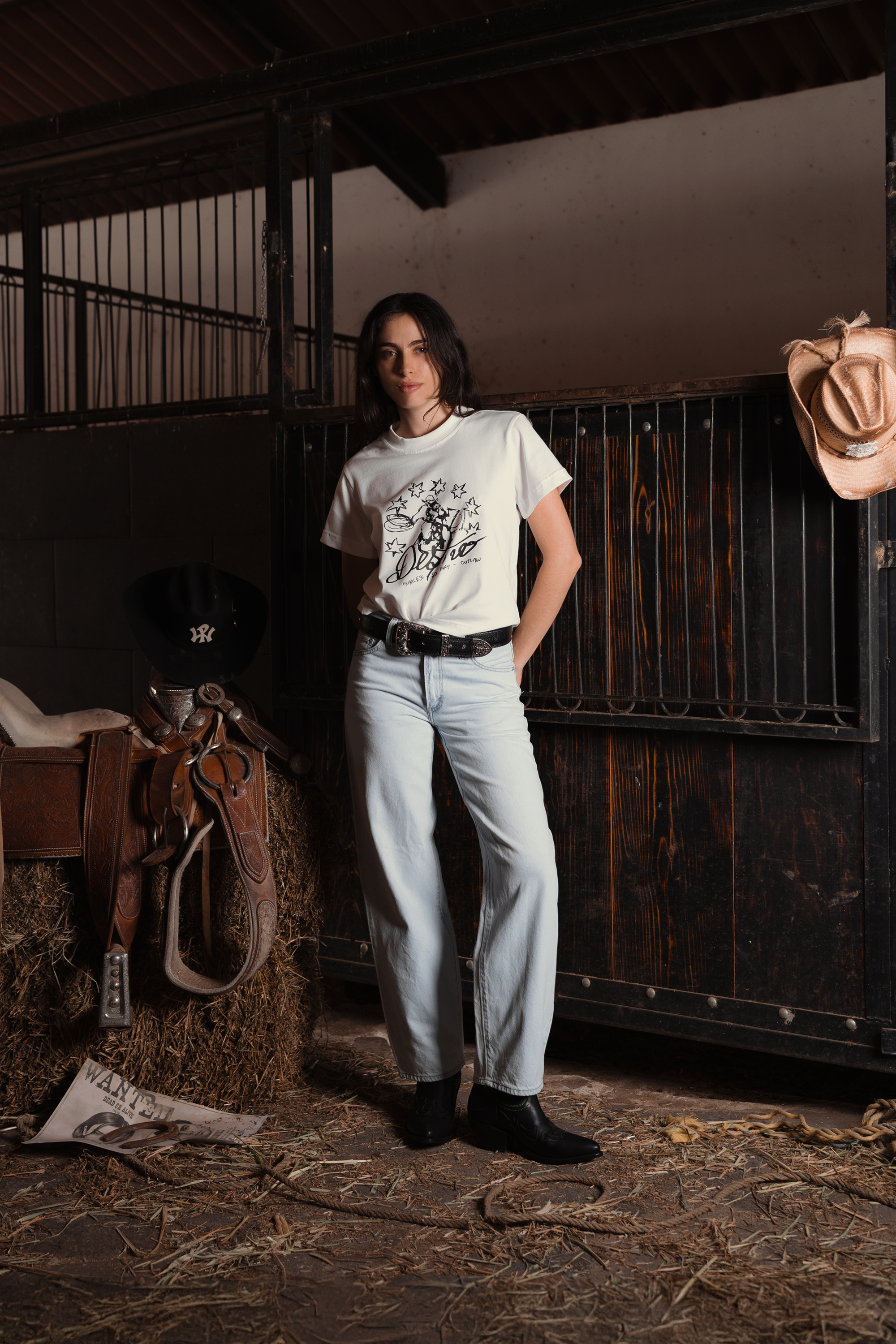 Starboy Crop Tee Ivory