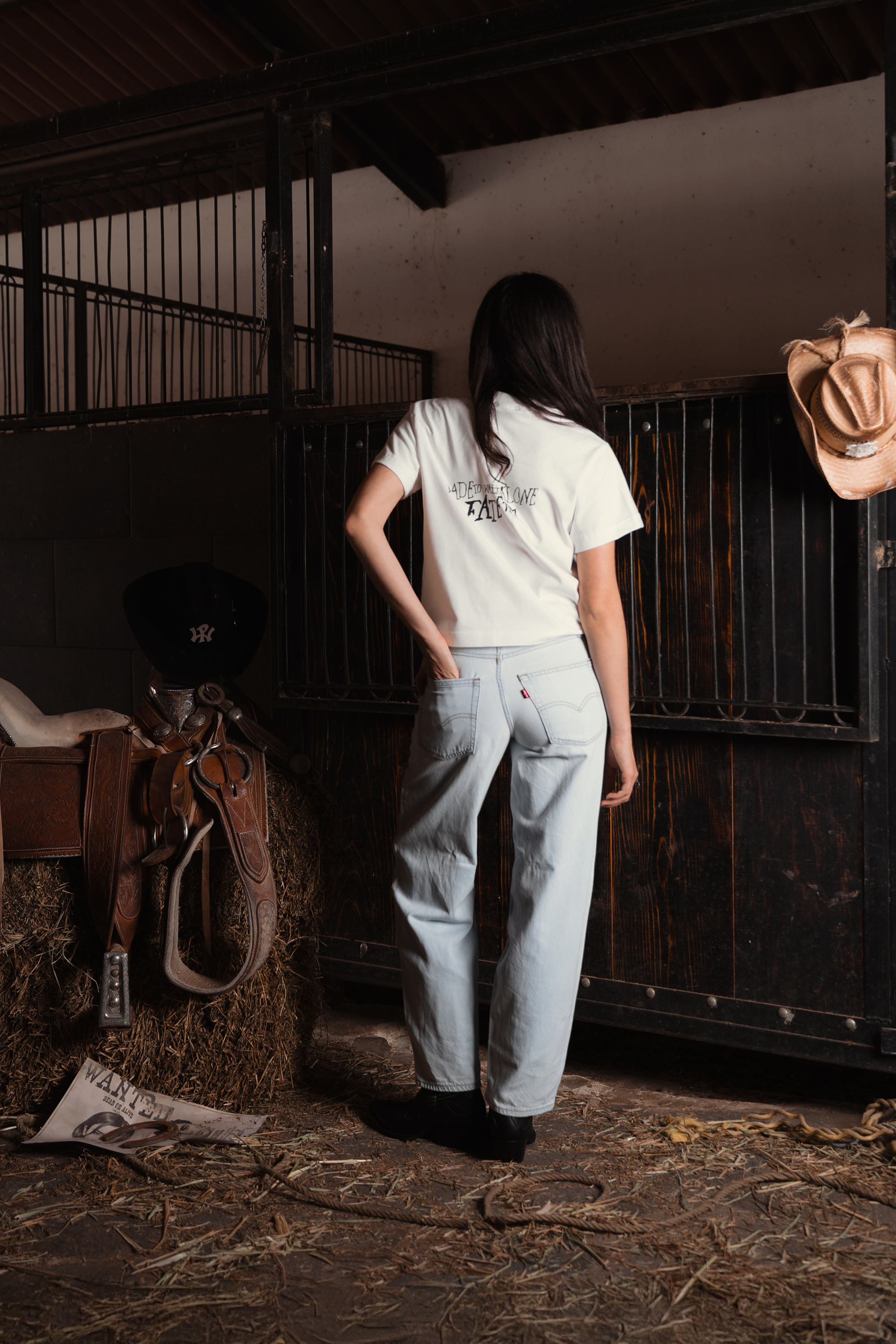 Starboy Crop Tee Ivory