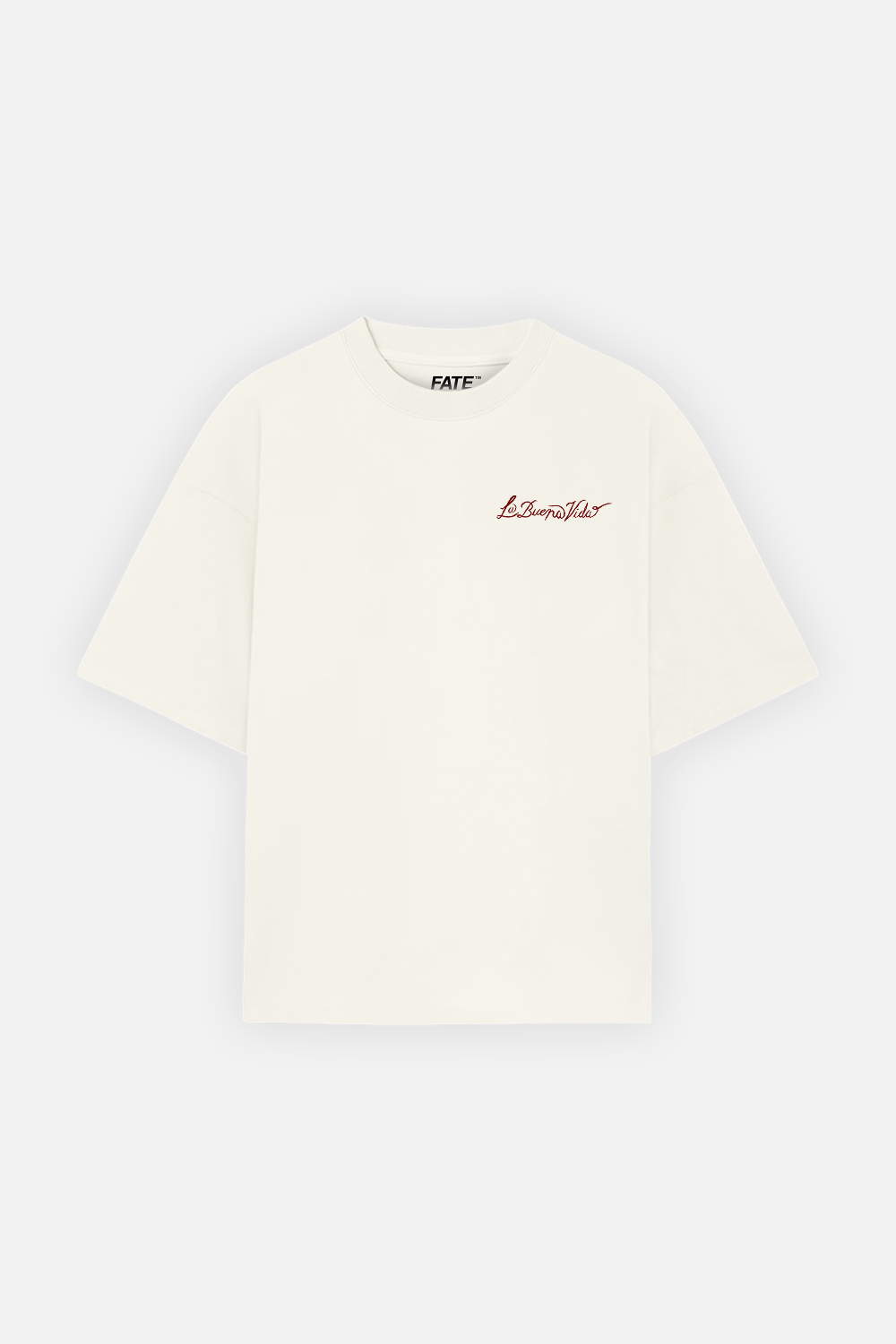 Jet Set Tee Ivory — Front