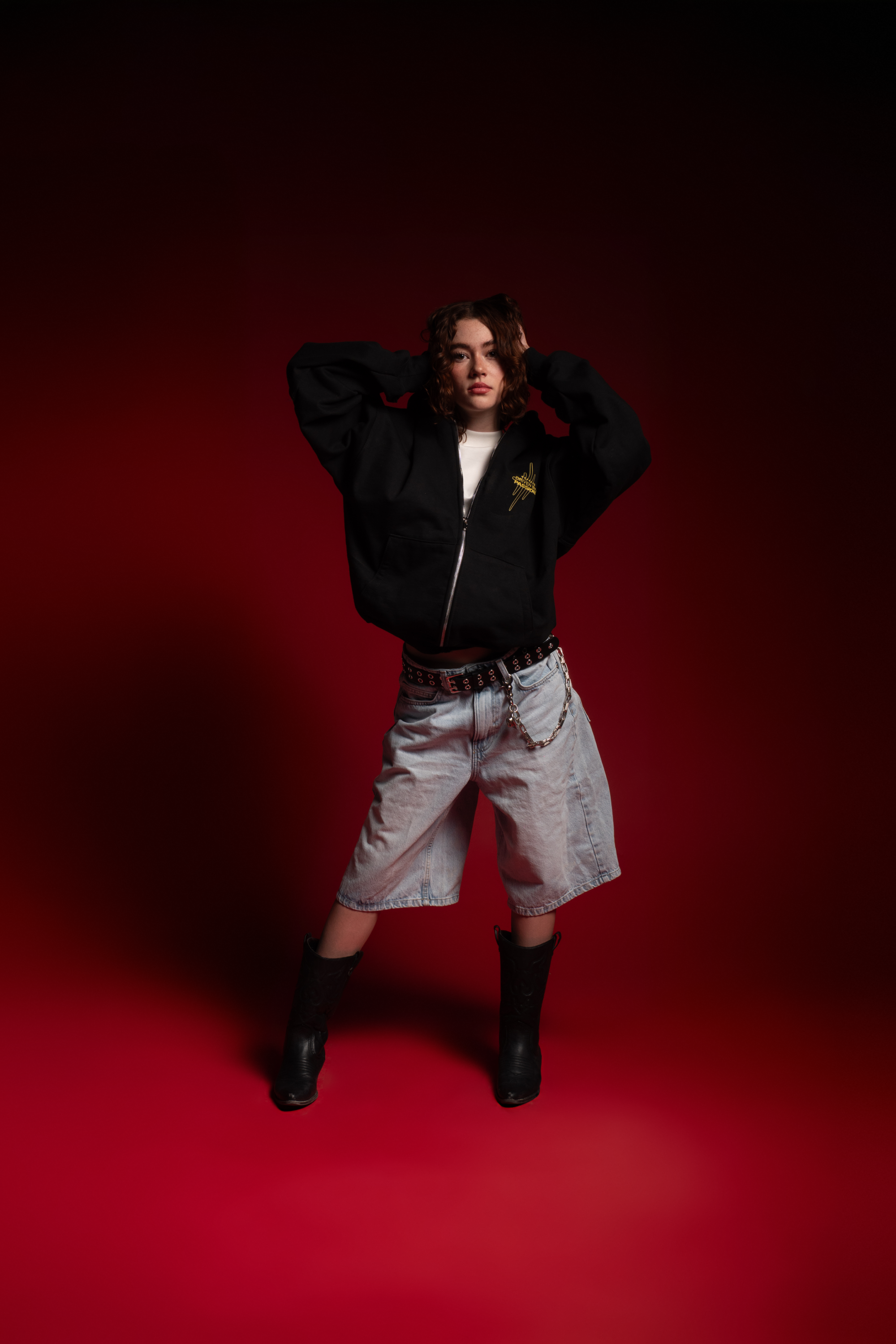 Winner Trophy Zip Hoodie Vantablack