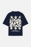 Local Super Star Tee Navy Blue