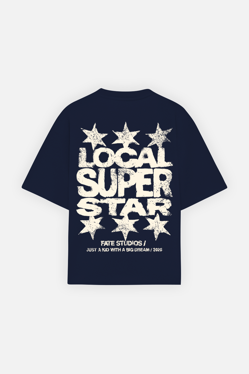 Local Super Star Tee Navy Blue