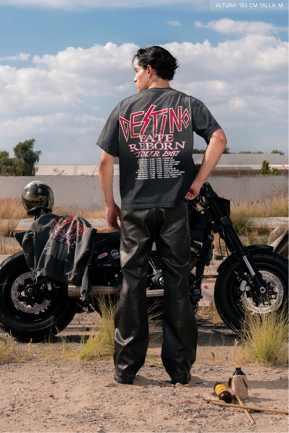 Reborn Tour Tee Faded Black