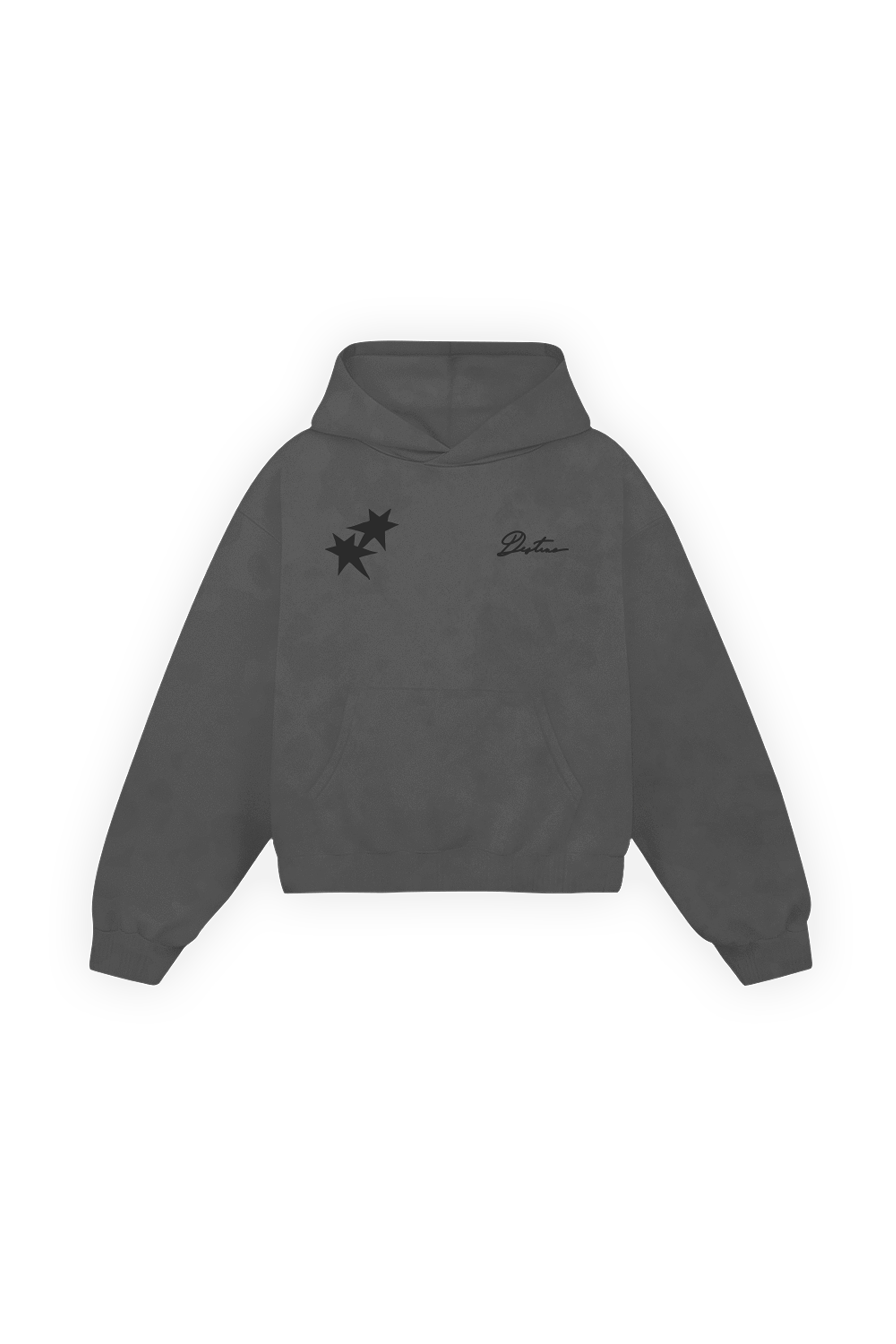 All My Fears Hoodie Washed Grey