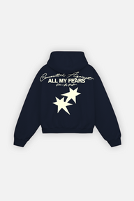 All My Fears Hoodie Midnight Blue