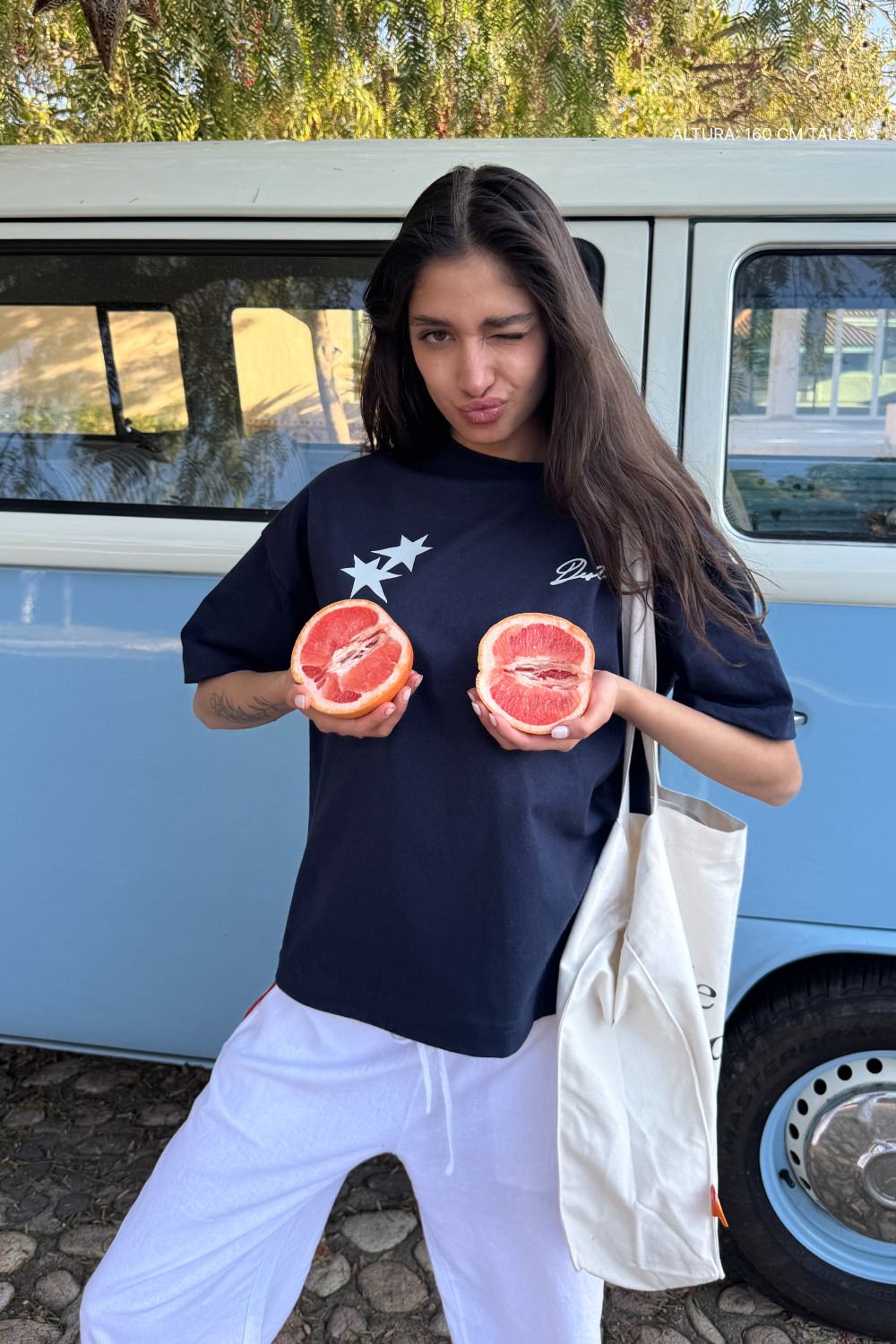 All My Fears Tee Navy Blue