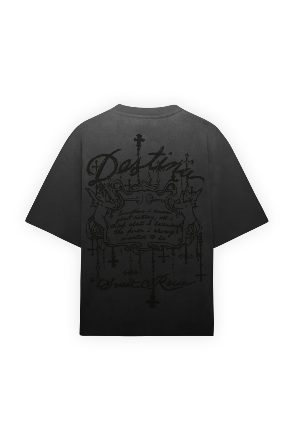 Sweet Serafin's Tee Faded Black