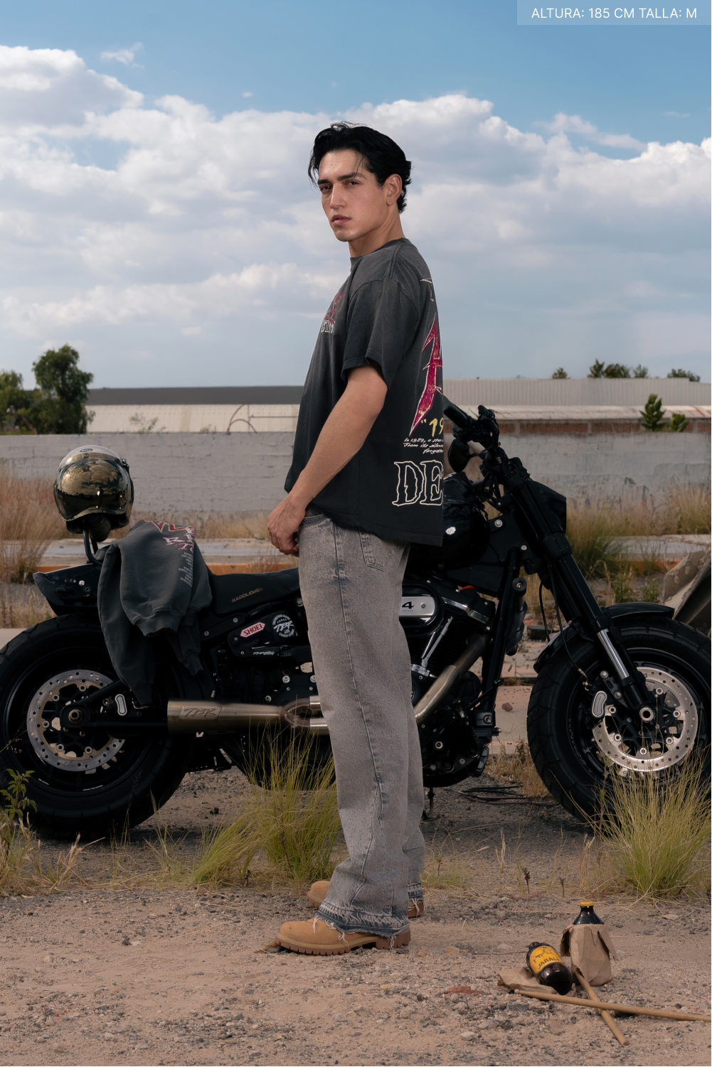 1987 Tee Faded Black