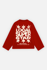 Local Super Star Longsleeve Red