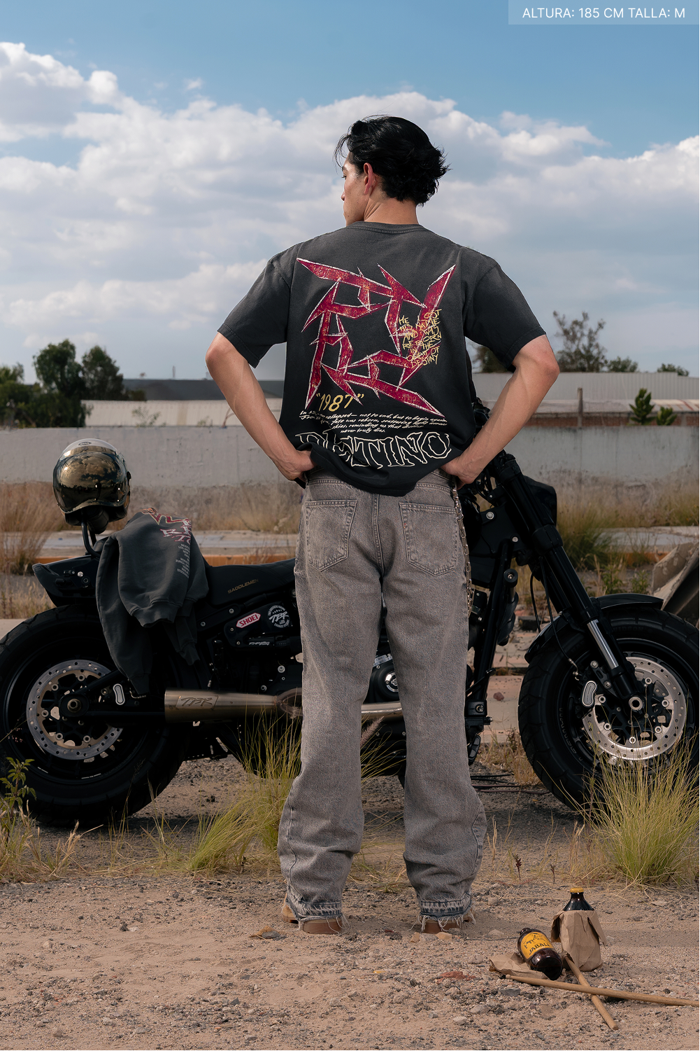 1987 Tee Faded Black