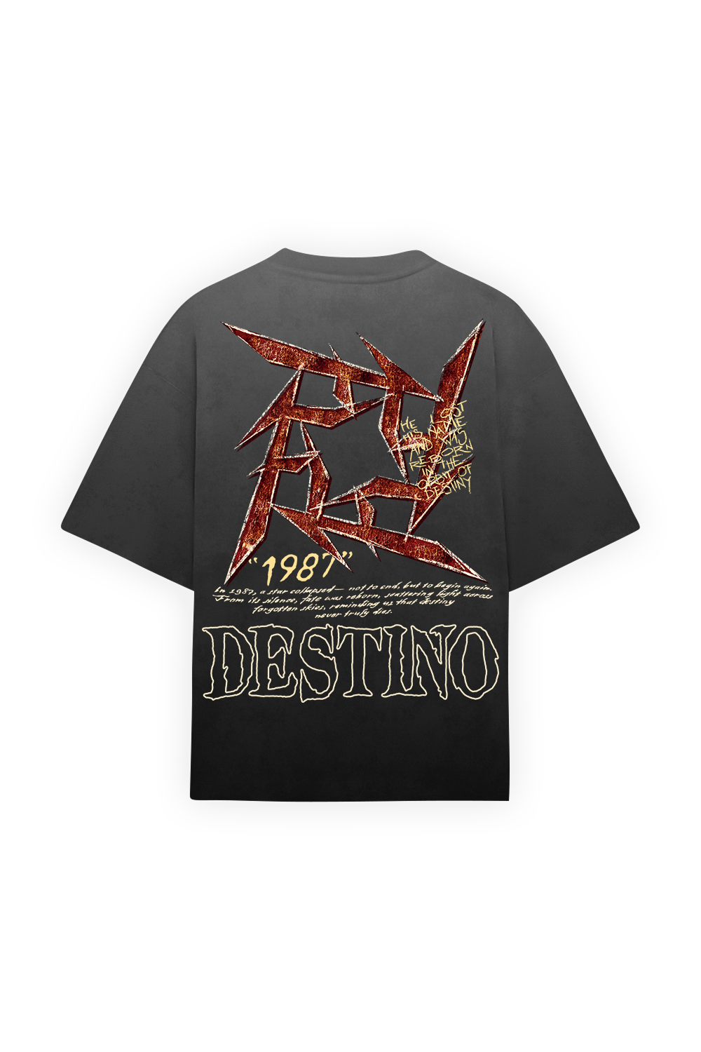 1987 Tee Faded Black