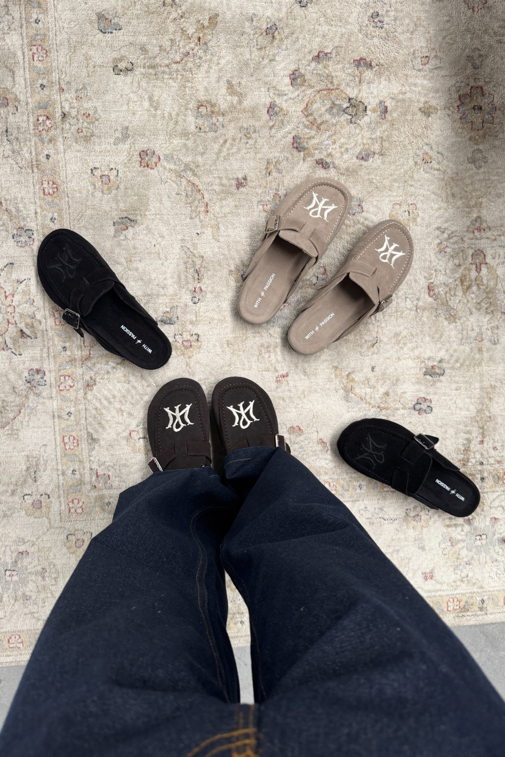 WP Mules Dark Brown