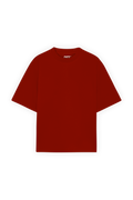 Boxy Tee Red 250 GSM