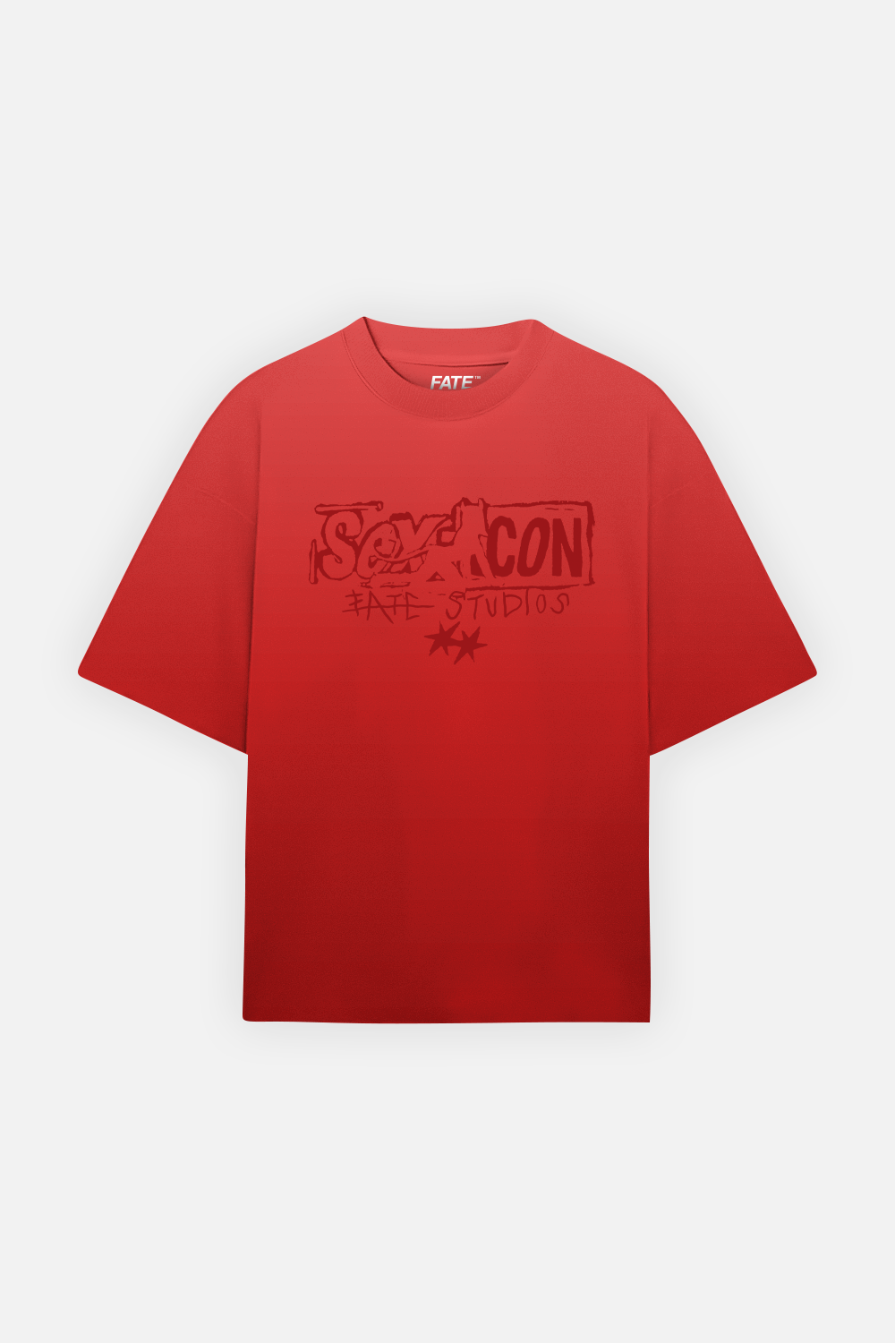 Bad Influence Tee Faded Red
