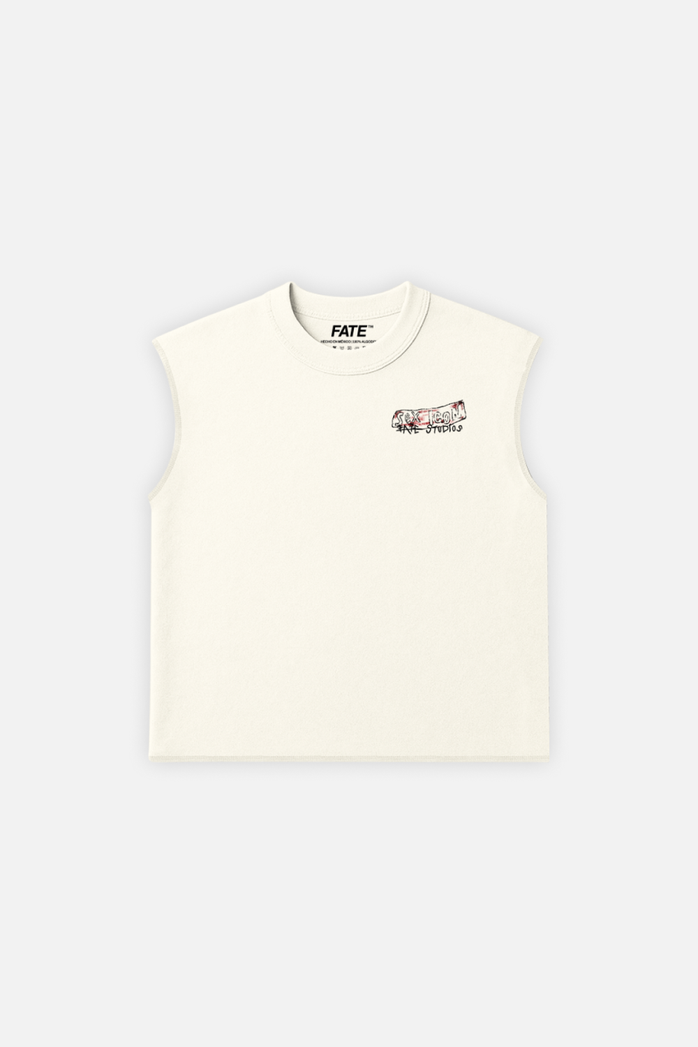 Born To Be A Sex Icon Tank Top Ivory