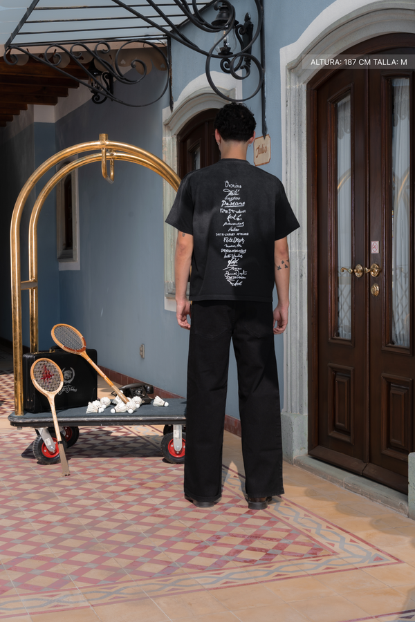 Signatures Tee Faded Black