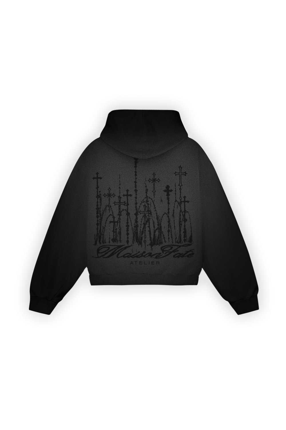 Cathedral Hoodie Faded Black
