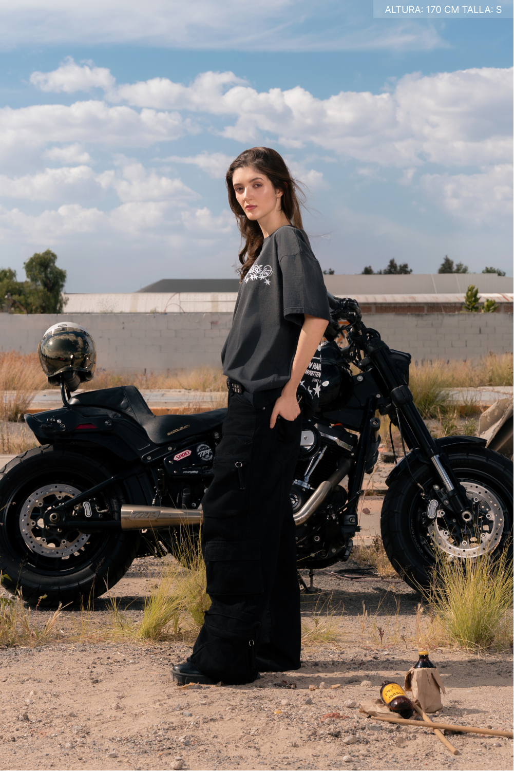 Path To The Stars Tee Faded Black