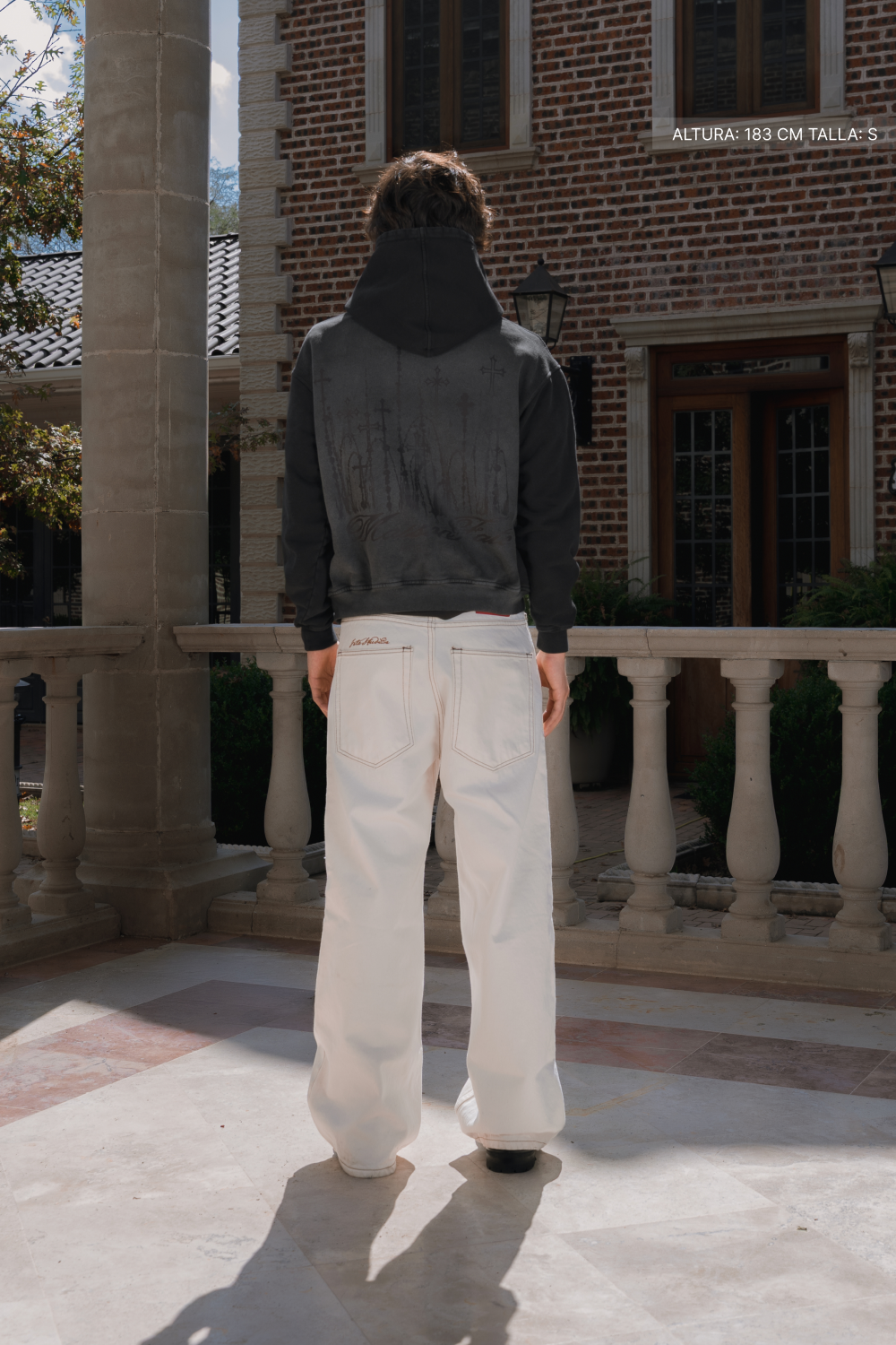 Cathedral Hoodie Faded Black