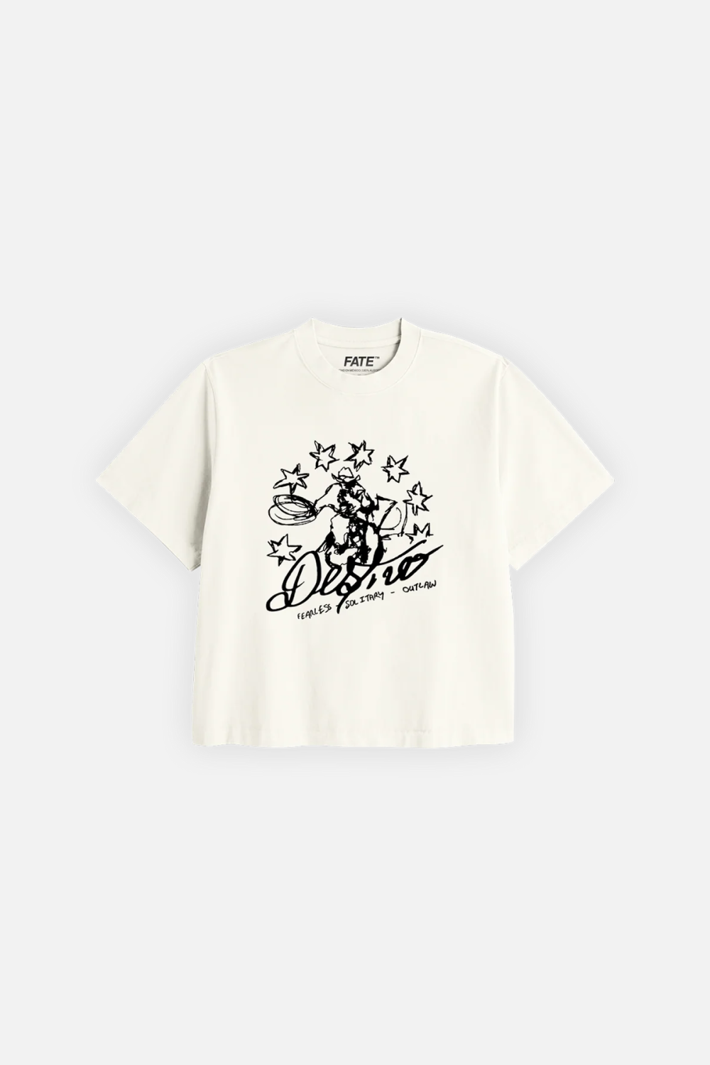 Starboy Crop Tee Ivory