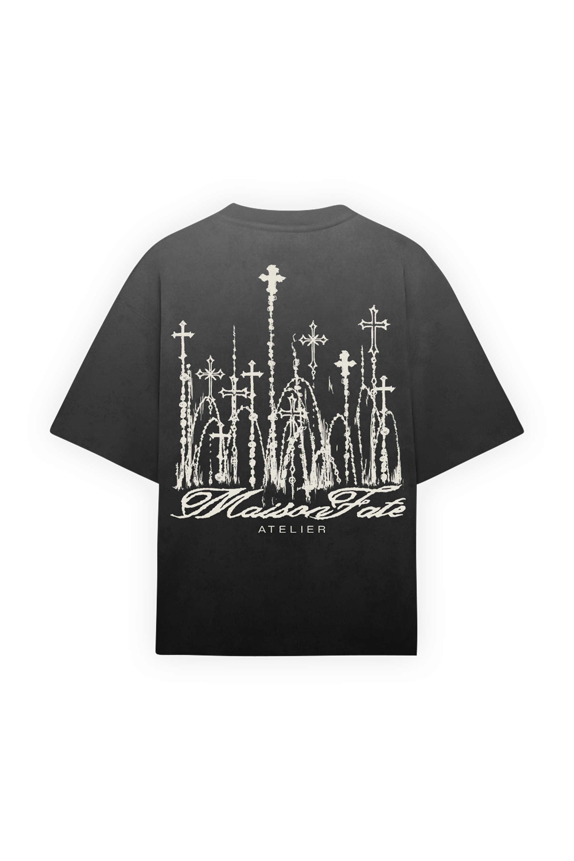 Cathedral Tee Faded Black