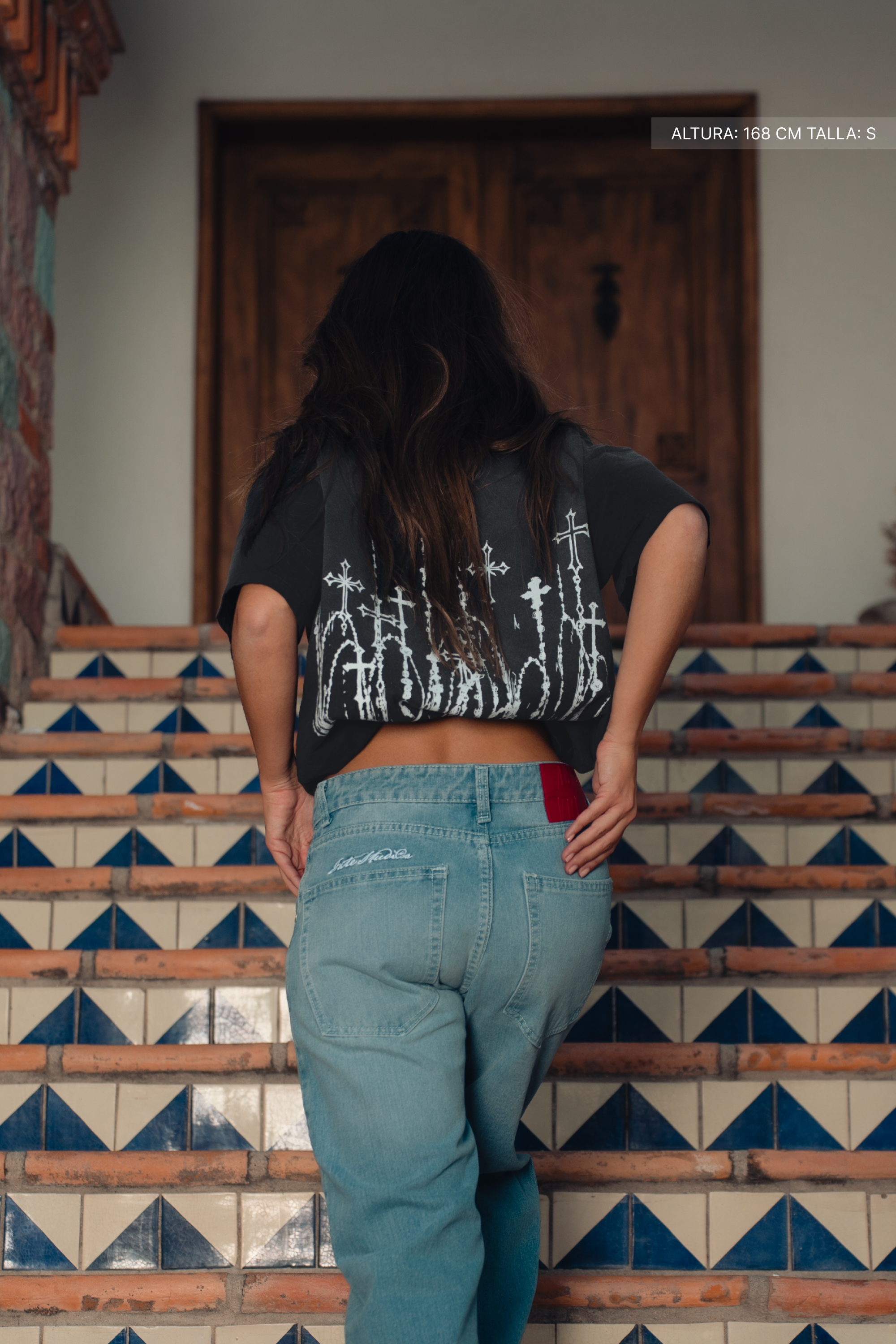 Cathedral Tee Faded Black