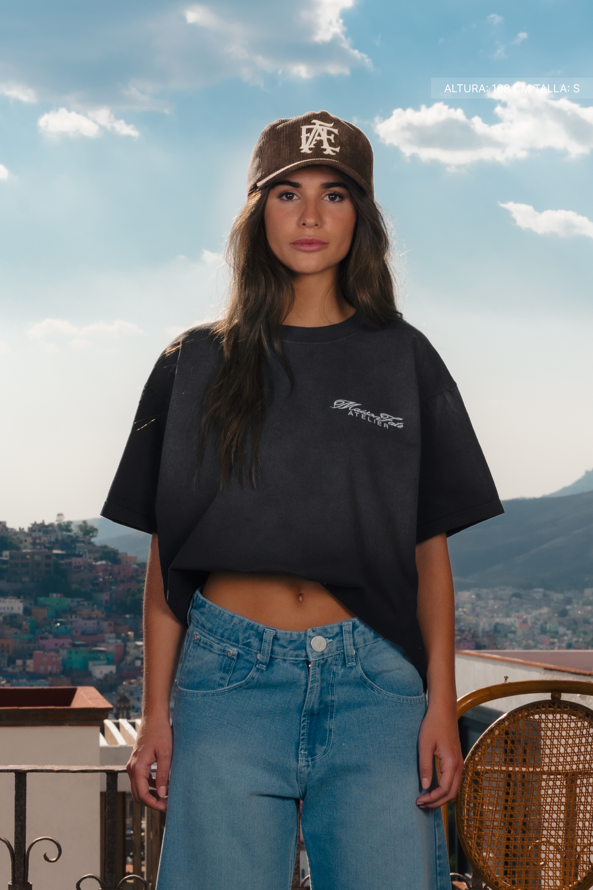 Cathedral Tee Faded Black