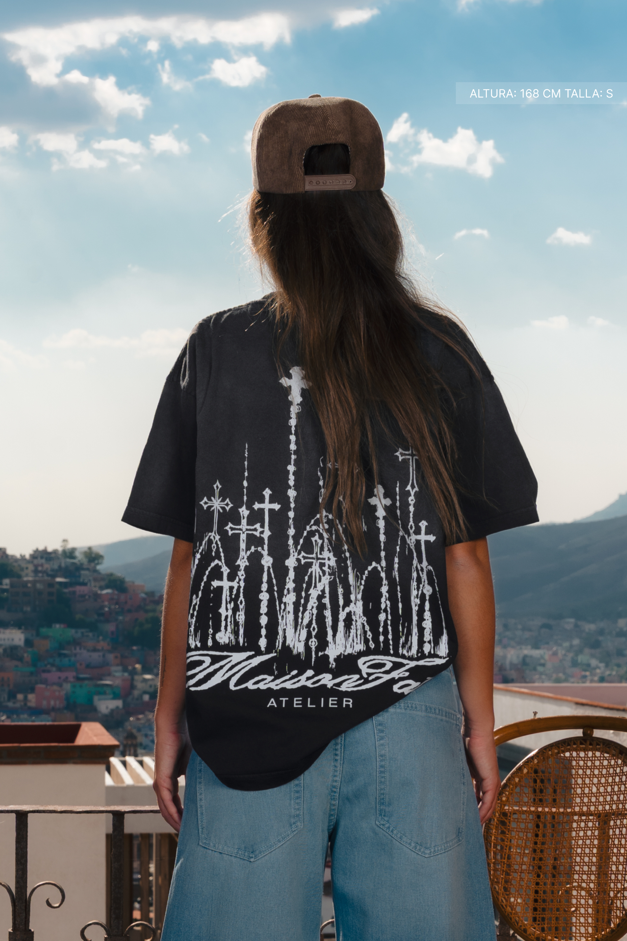 Cathedral Tee Faded Black