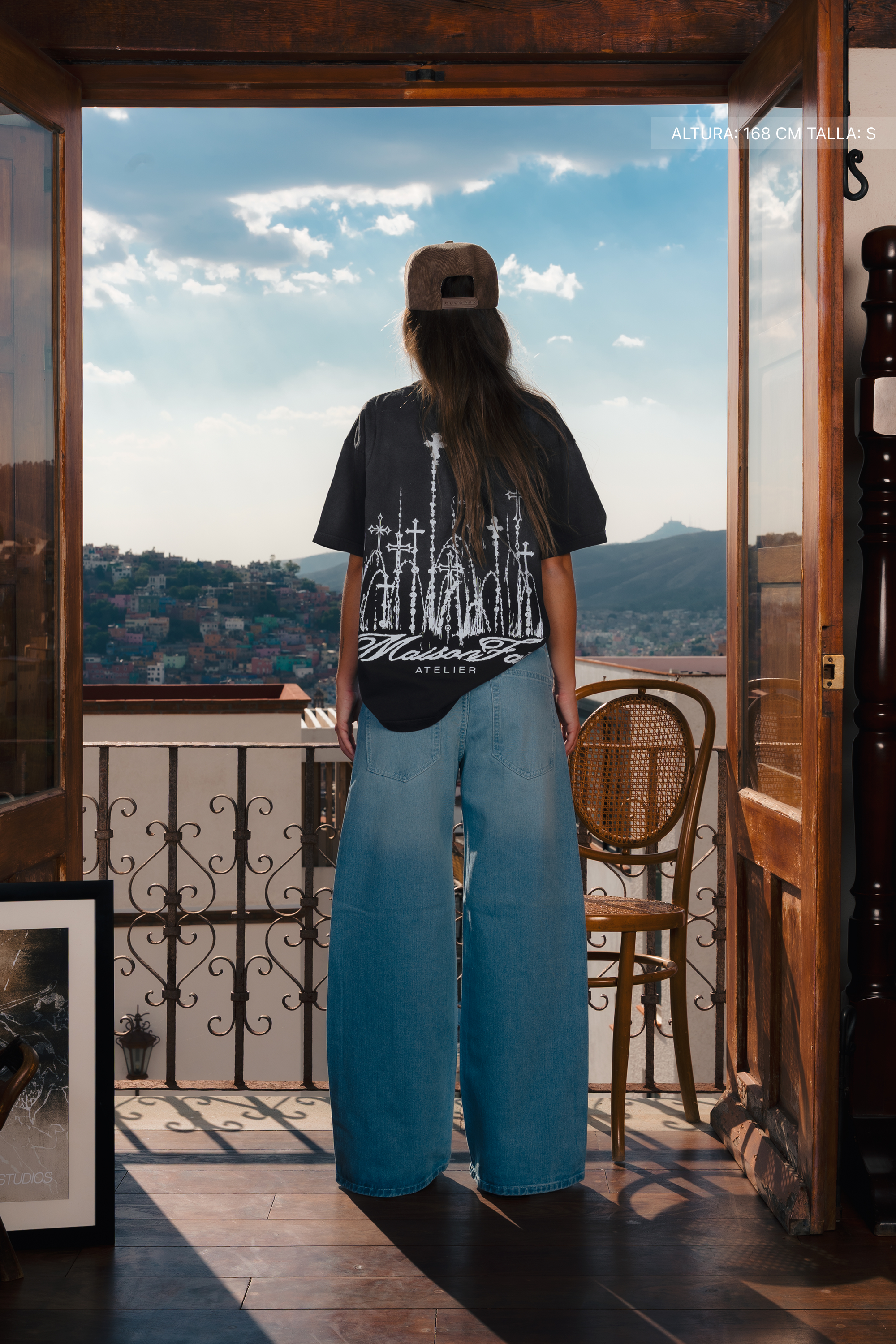 Cathedral Tee Faded Black