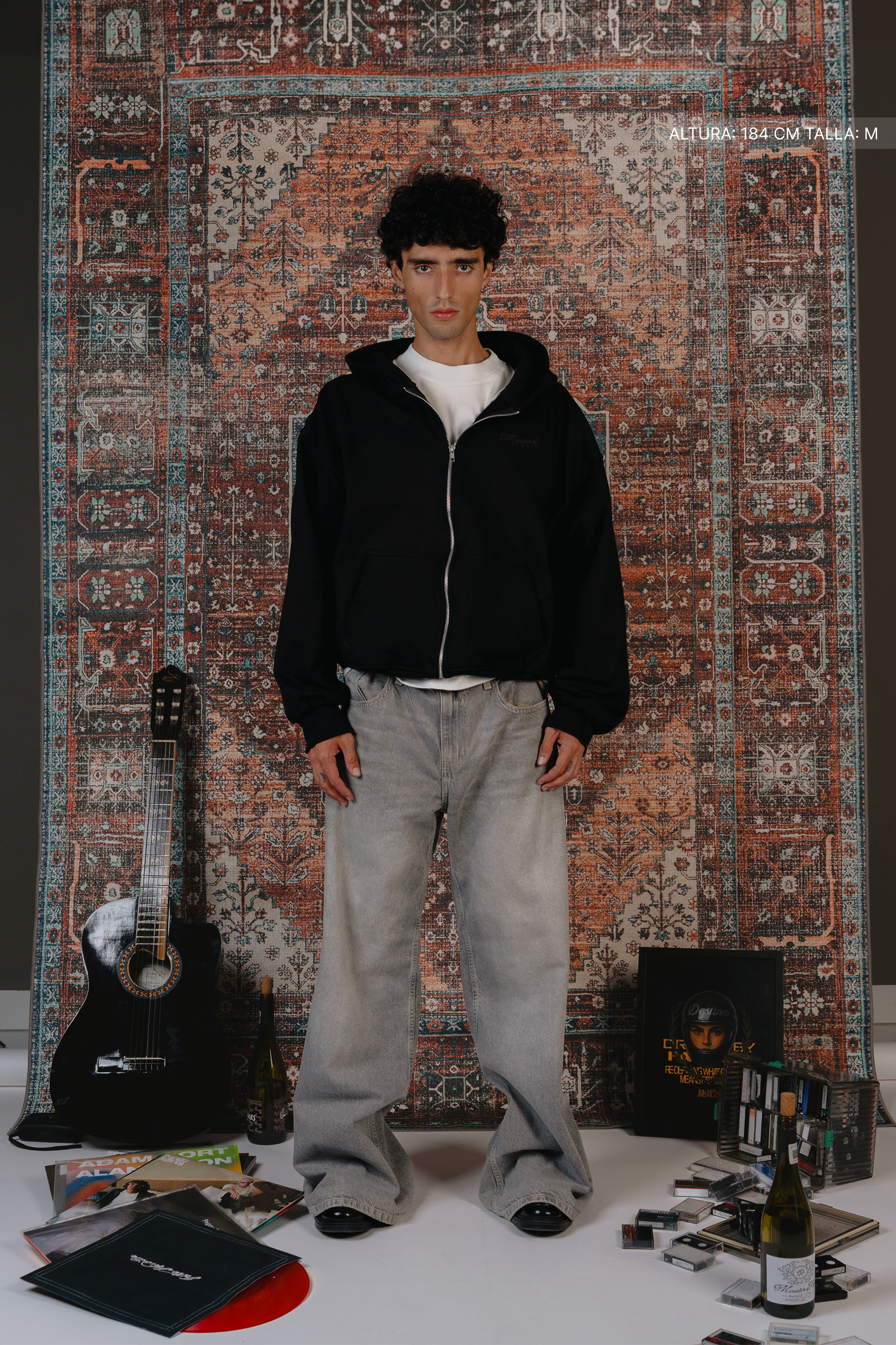 Cathedral Zip Hoodie Vantablack