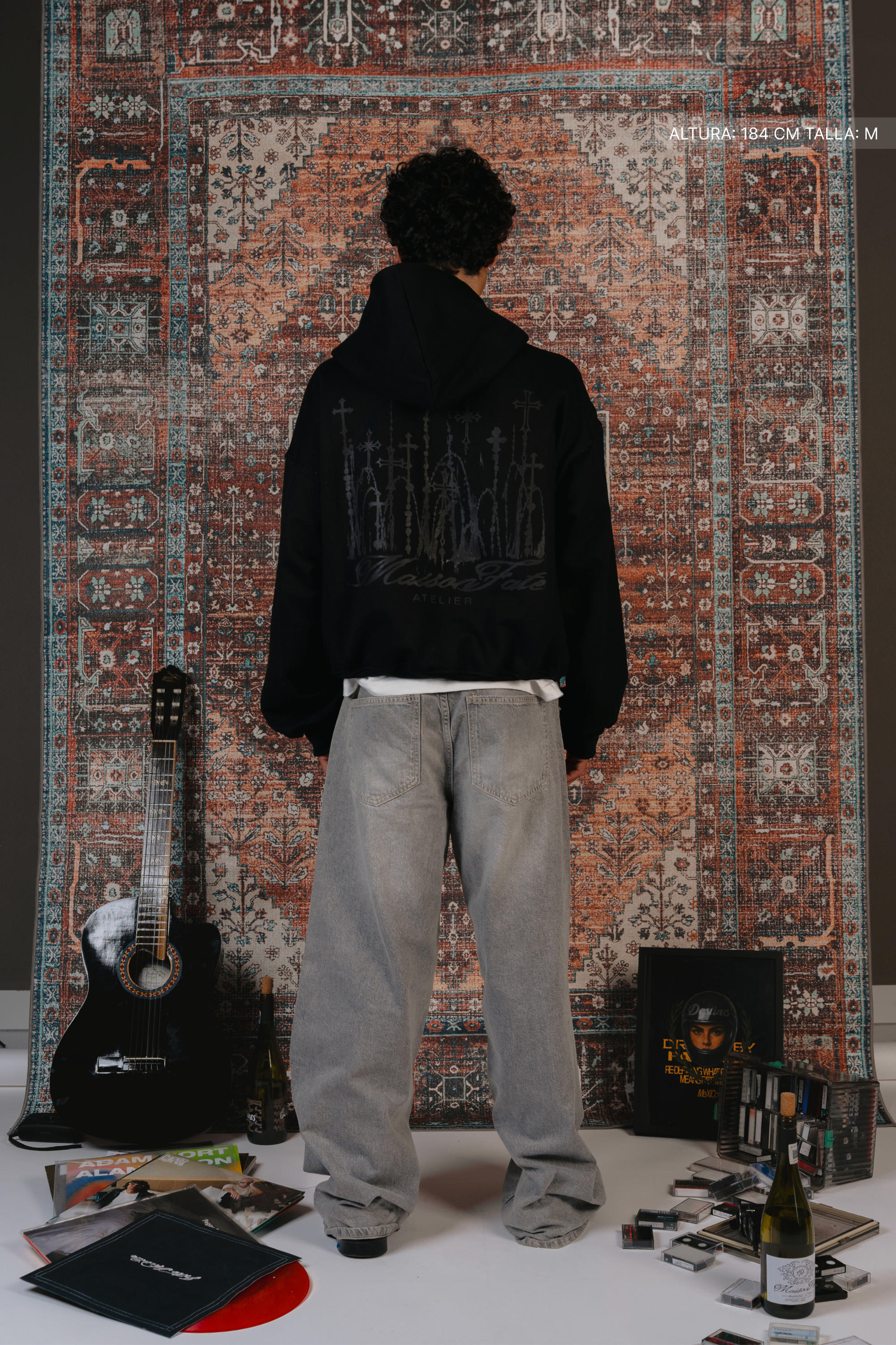 Cathedral Zip Hoodie Vantablack