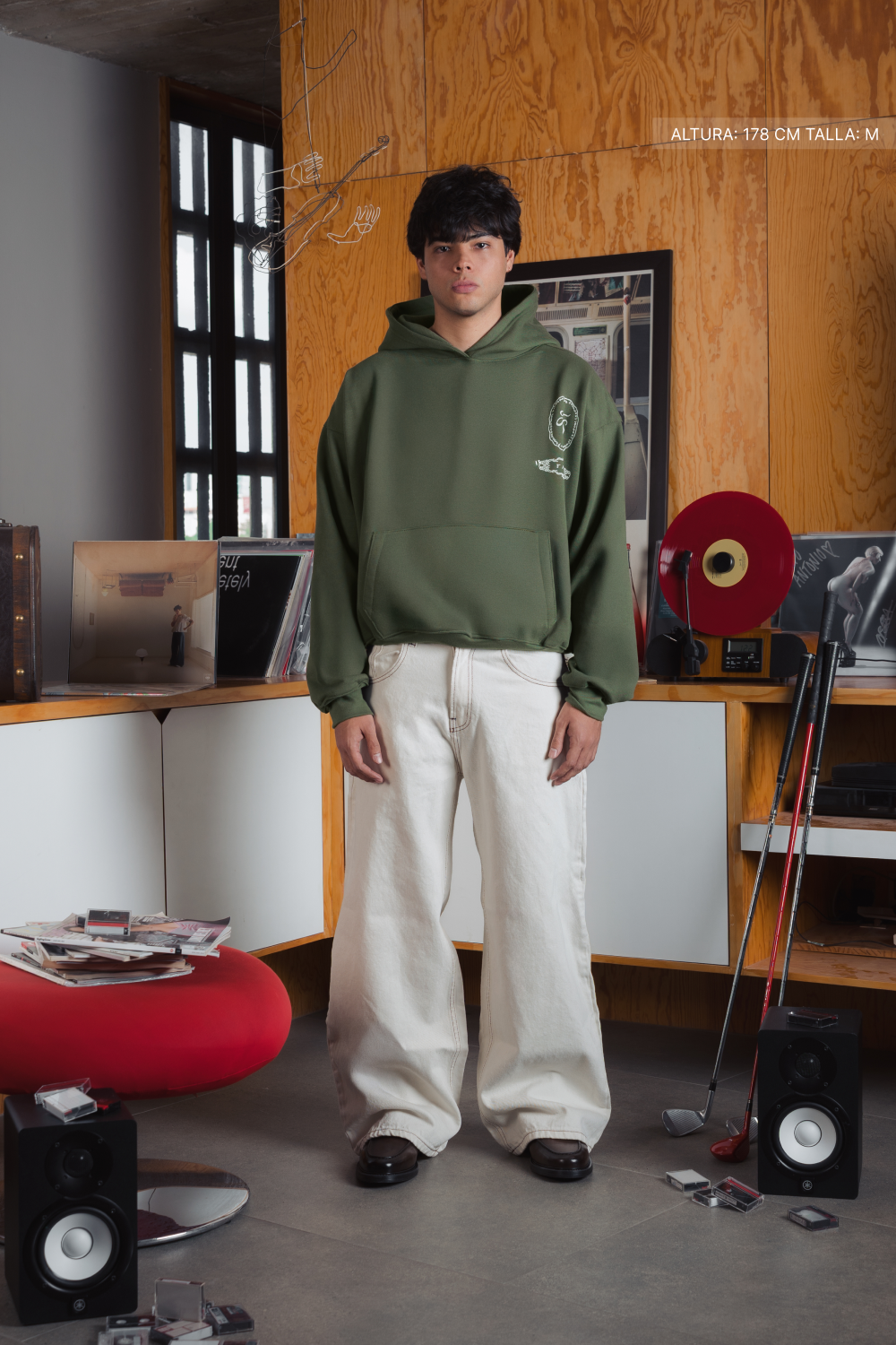 Chalice Hoodie Green Forest